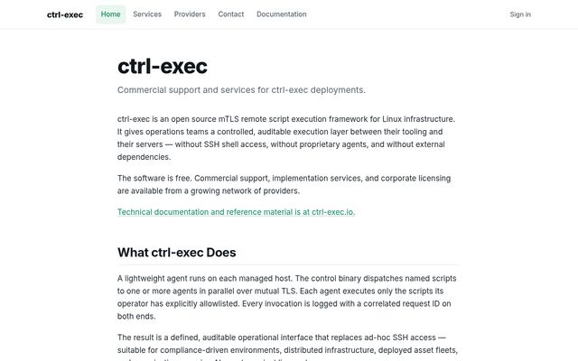 ctrl-exec homepage